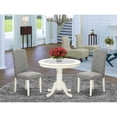 thumbnail image 1 of East West Furniture Dining Room Set Linen White, ANEN3-LWH-06, 1 of 6