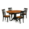 thumbnail image 1 of East West Furniture Dining Room Set Black & Cherry, AVLG5-BCH-W, 1 of 4