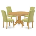 thumbnail image 1 of East West Furniture Dining Room Set Oak, AVCE5-OAK-07, 1 of 4