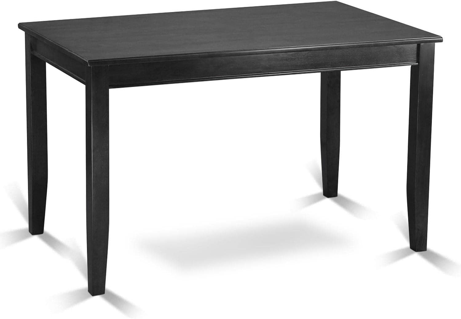 East West Furniture BUT-BLK-T Buckland Rectangle Counter Height Table ...