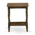 thumbnail image 1 of East West Furniture Bedford Wood End Table with Open Storage in Jacobean Brown, 1 of 3