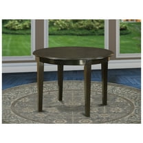 East West Furniture Boston Wood Dining Table with 4 Tapered Legs in Cappuccino