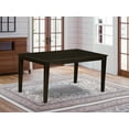 thumbnail image 1 of East West Furniture Capri Rectangular Solid Wood Dining Table in Cappuccino, 1 of 3
