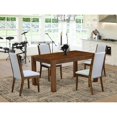 thumbnail image 1 of East West Furniture Celina 5-piece Wood Dining Set in Natural, 1 of 10