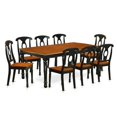 thumbnail image 1 of East West Furniture DOKE9-BCH-W 9 Piece Kitchen Tables & Chair set, Black & Cherry, 1 of 1