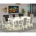 thumbnail image 1 of East West Furniture Dining Room Set Linen White, DOLA7-LWH-06, 1 of 6