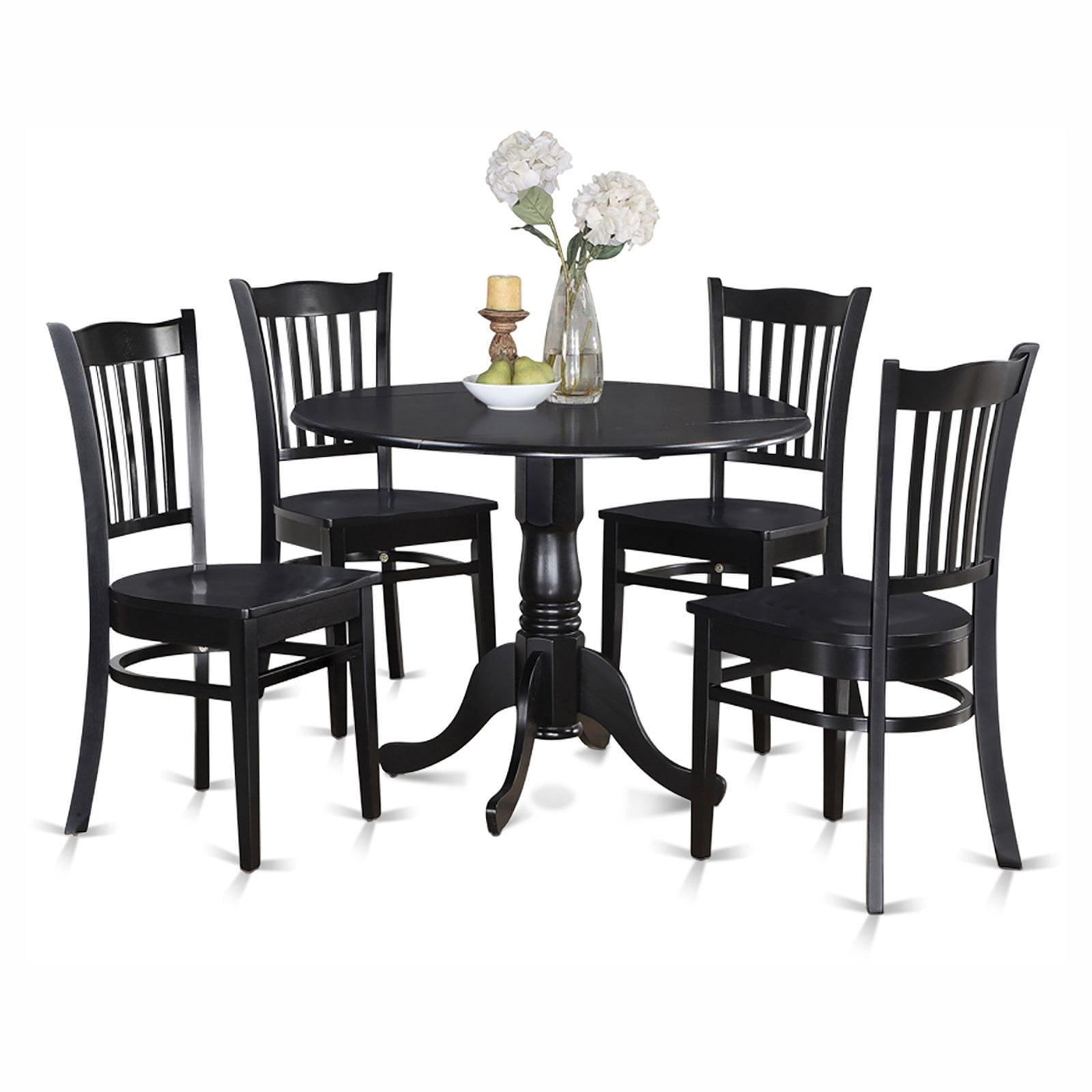 East West Furniture 5 Pc Kitchen Table setTable and 4 Kitchen Chairs