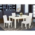 thumbnail image 1 of East West Furniture Dining Room Set Linen White, WEAB5-LWH-64, 1 of 6