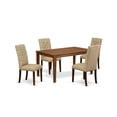 thumbnail image 1 of East West Furniture Dining Room Set Mahogany, CAEL5-MAH-16, 1 of 4