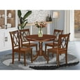 thumbnail image 1 of East West Furniture Hartland 5-piece Dining Set with X-Back Chairs in Mahogany, 1 of 6