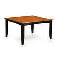 thumbnail image 1 of East West Furniture  Dining Set Contains a Table with Butterfly Leaf and Kitchen Chairs with a Bench (Chair Seat Type Options) PARF6-BCH-W, 1 of 5