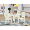 thumbnail image 1 of East West Furniture Dining Table- Dining Chairs, NDVA5-LWH-W, 1 of 6