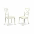 thumbnail image 1 of East West Furniture Dover 7-piece Wood Dining Room Set in Linen White, 1 of 6