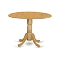 thumbnail image 1 of East West Furniture Dublin 3-piece Traditional Wood Dining Room Set in Oak, 1 of 5