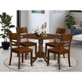 thumbnail image 1 of East West Furniture Dublin 5-piece Traditional Wood Dining Set in Espresso, 1 of 5