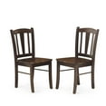 thumbnail image 1 of East West Furniture DLC-OAK-W Dublin Dining room Chair with Wood Seat - Set of 2, 1 of 4