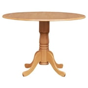 East West Furniture Dublin Traditional Wood Dining Table in Oak