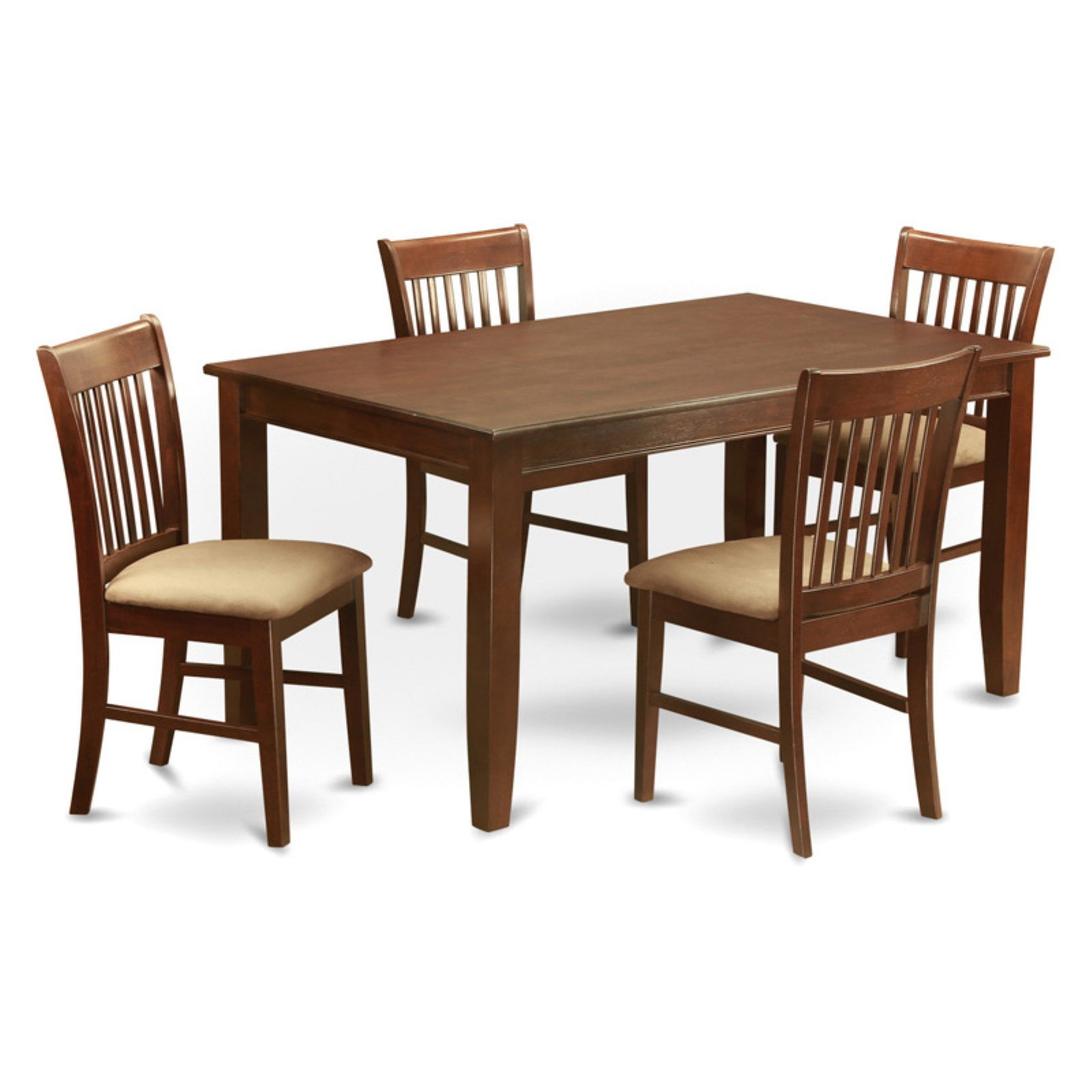 East West Furniture Dudley 5 Piece Rectangular Dining Table Set