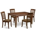 thumbnail image 1 of East West Furniture Dining Room Set Mahogany, DUDA5-MAH-C, 1 of 4