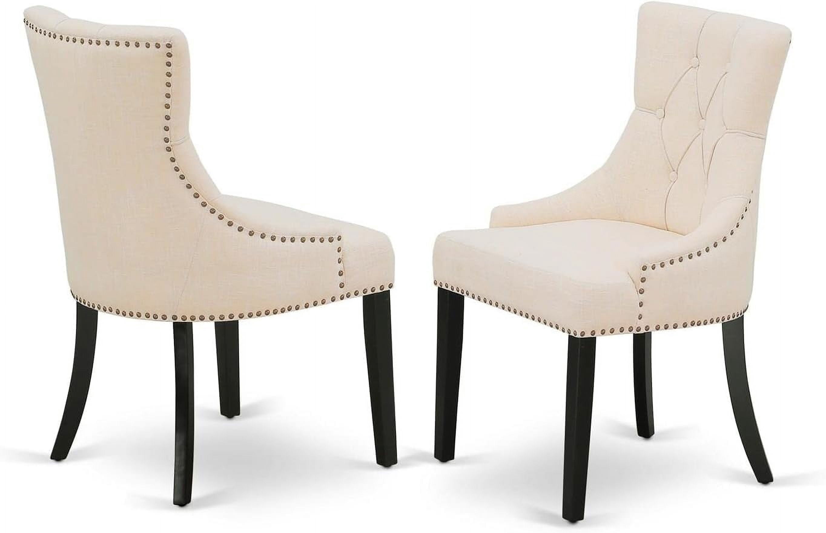 East West Furniture FRP1T02 Friona Parson Dining Room Chairs - Button ...