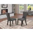 thumbnail image 1 of East West Furniture Dining Chair Wirebrushed Black, GAP6T50, 1 of 5