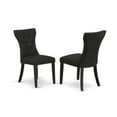 thumbnail image 1 of Set of 2 Chairs Gallatin Parson Chair with Black Finished Leg and Black Color Fabric Color, 1 of 4