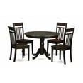 thumbnail image 1 of East West Furniture HLCA5-CAP-W 5 Piece Kitchen Nook Dining Set-Breakfast Nook-Table and 4 Dinette Chairs, 1 of 2