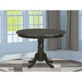 thumbnail image 1 of East West Furniture HLT-CAP-TP Hartland Dining Room Table - a Round kitchen Table Top with Pedestal Base, 42x42 Inch, Cappuccino-Finish:Cappuccino, 1 of 3