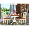 thumbnail image 1 of East West Furniture Dining Room Set Buttermilk & Cherry, HLCL3-BMK-W, 1 of 6