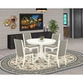 thumbnail image 1 of East West Furniture Dining Room Set Linen White, HLLA5-LWH-06, 1 of 6