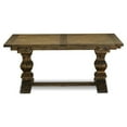 thumbnail image 1 of East West Furniture LADA9-07-T24 9 Piece Dining Table Set Includes a Rectangle Kitchen Table with Butterfly Leaf and 8 Padded Chairs, 42x92 Inch, Distressed Jacobean, 1 of 7