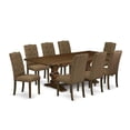thumbnail image 1 of East West Furniture Dining Table Set, 42x92 Inch, LAEL9-87-18, 1 of 4