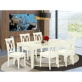 thumbnail image 1 of East West Furniture Dining Room Set Linen White, LGCL7-LWH-C, 1 of 6