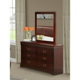 thumbnail image 1 of Louis Philippe Dresser & Mirror Set - Phillip Metallic Gold - East West Furniture, 1 of 3