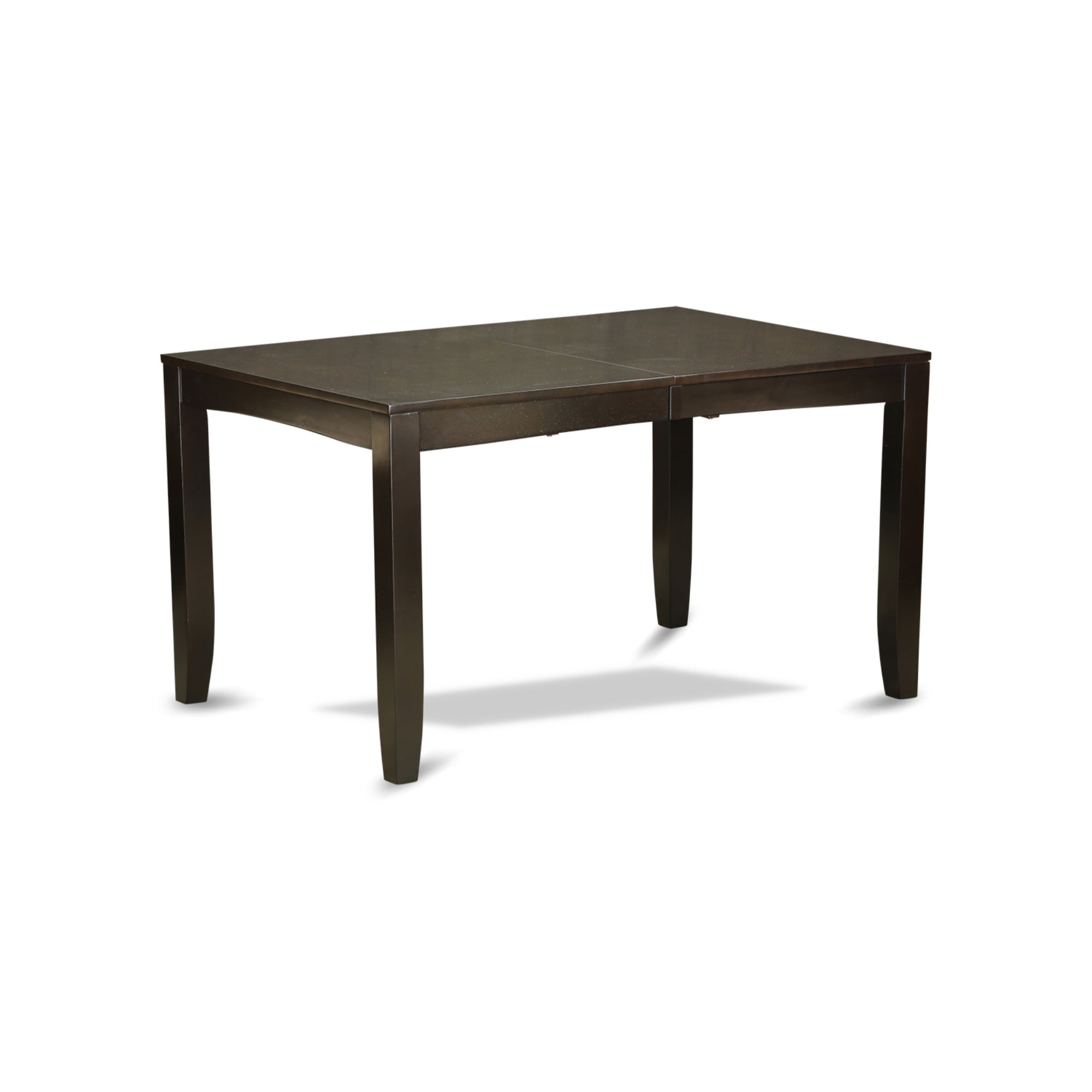 Cappuccino Finish Wood Dining Set with 4 Chairs and Bench