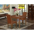 thumbnail image 1 of East West Furniture Dining Room Set Mahogany, MLEN3-MAH-66, 1 of 6