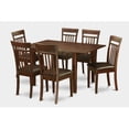 thumbnail image 1 of 7 Piece kitchen nook dining set-small table and 6 dining room chairs, 1 of 2