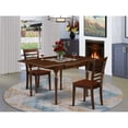 thumbnail image 1 of East West Furniture Dining Room Set Mahogany, MZML3-MAH-W, 1 of 5