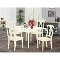 thumbnail image 1 of East West Furniture Dining Room Set Linen White, MZKE5-LWH-W, 1 of 5