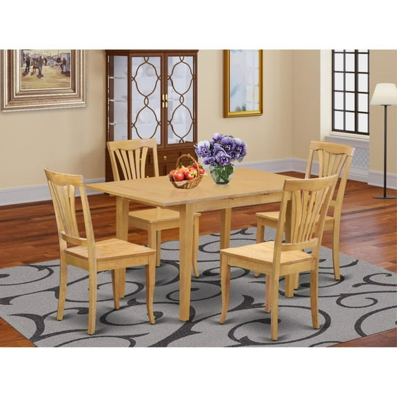 5 PcTable and chair set - Dining Table for small spaces and 4 Dining Chairs