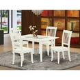 thumbnail image 1 of East West Furniture Dining Table- Dining Chairs, NODA5-LWH-W, 1 of 6