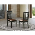 thumbnail image 1 of Set of 2 Chairs NIC-BLK-LC Nicoli Dining Chair with Faux Leather Upholstered Seat, 1 of 3