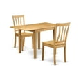 thumbnail image 1 of East West Furniture Dining Room Set Oak, NDAN3-OAK-W, 1 of 3