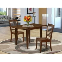 East West Furniture Dining Room Set Mahogany, NDDA3-MAH-W