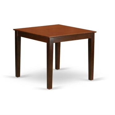 East West Furniture 5  Pc  Dinette  set  with  a  Dining  Table  and  4  Dining  Chairs  in  Mahogany