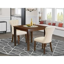 East West Furniture Dining Room Set Mahogany, OXGA3-MAH-32