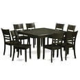 thumbnail image 1 of East West Furniture Parfait 9-piece Wood Dining Room Set in Cappuccino, 1 of 4