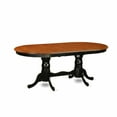 thumbnail image 1 of East West Furniture Plainville 9-piece Wood Dining Table and Chairs in Black, 1 of 6