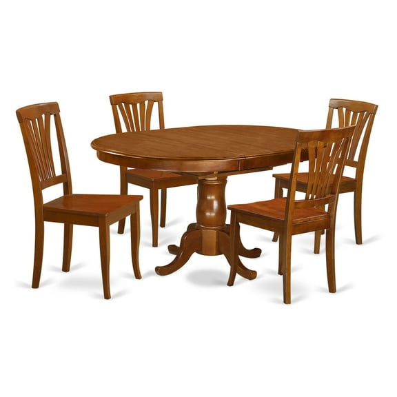 5 Pc Dining room set for 4- Kitchen dinette Table and 4 Kitchen Chairs