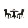 thumbnail image 1 of East West Furniture Dining Room Set Black, SHGA3-BLK-24, 1 of 4